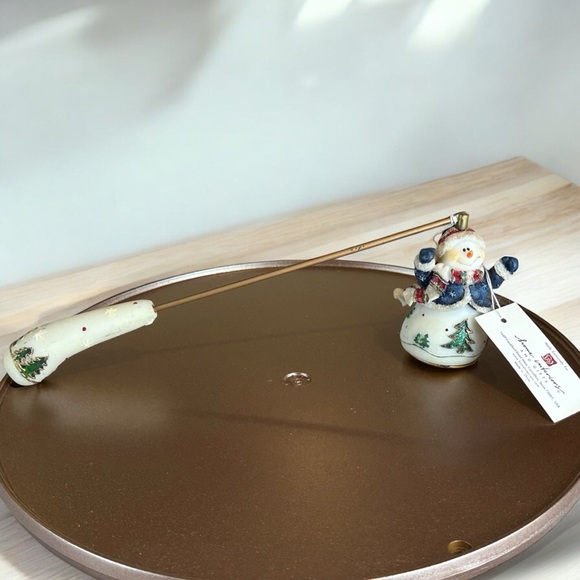 Home‎ Interiors Resin Happy Snowman Candle Snuffer - Picture 5 of 9